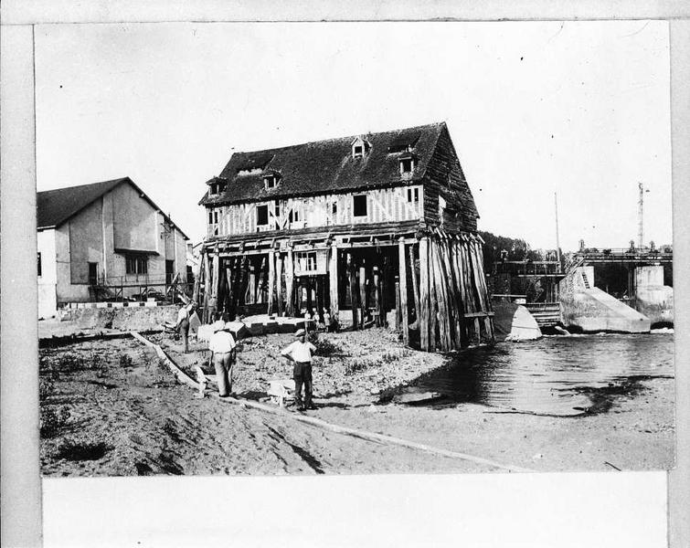 Vue de volume du moulin à eau.