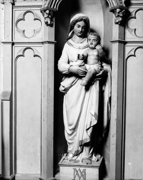 Statue : Vierge à l'Enfant