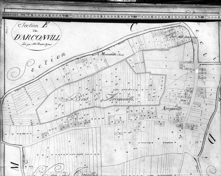 Ancien cadastre (1814-15) : extension du bâti.