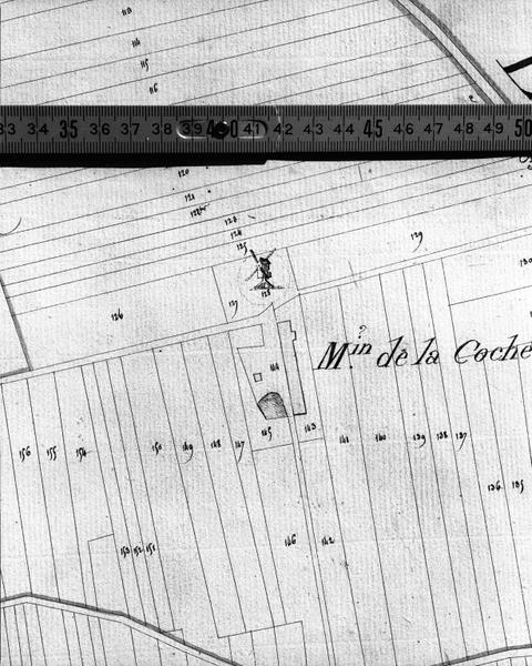 Ancien cadastre (1814-15) : extension du bâti.
