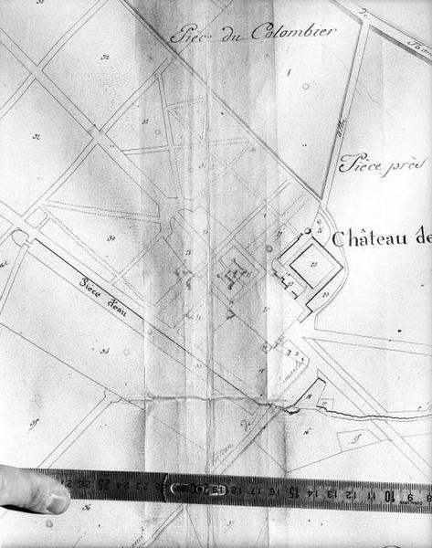 Plan cadastral du 19°siècle.