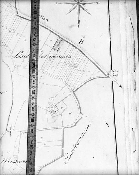 Plan cadastral du 19°siècle.
