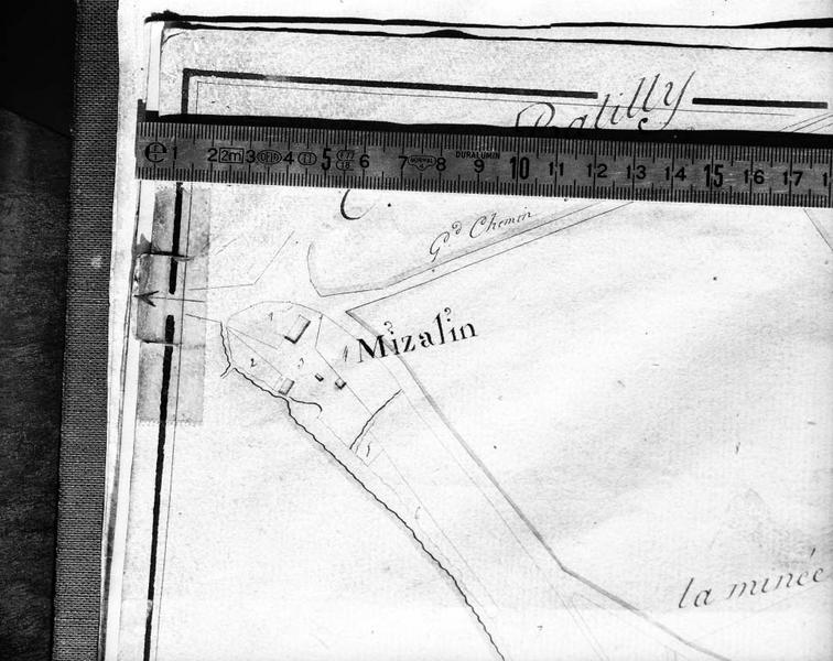 Plan cadastral du 19°siècle.