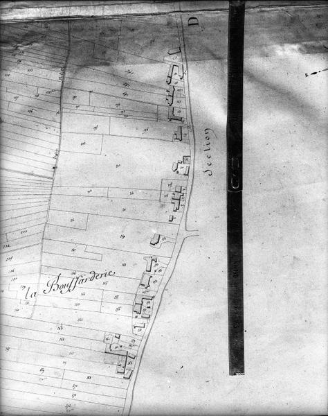 Plan cadastral du 19°siècle.