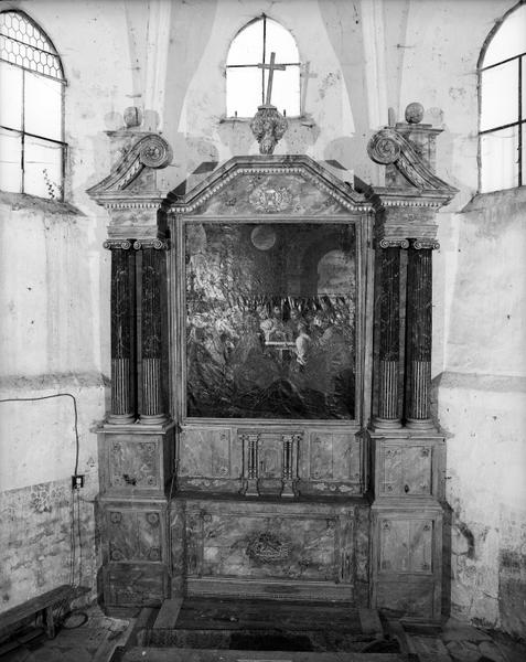 Tabernacle, retable (retable architecturé), du maître-autel