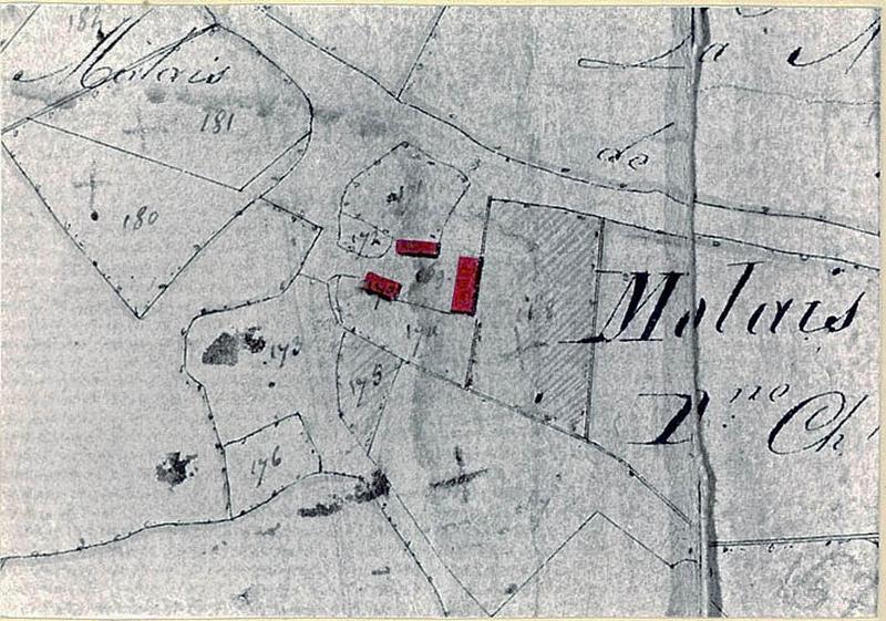 Domaine : plan cadastral, 1826.