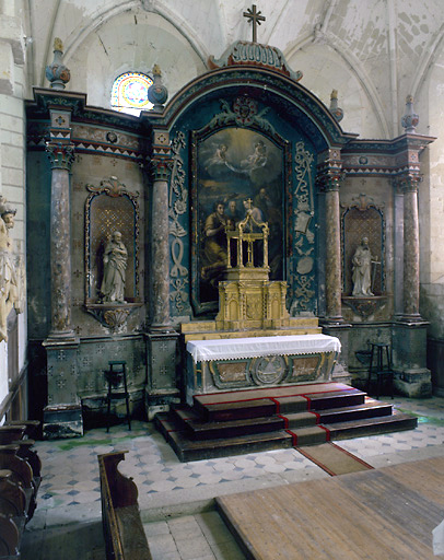 Retable (retable architecturé à ailes), retable du maître-autel