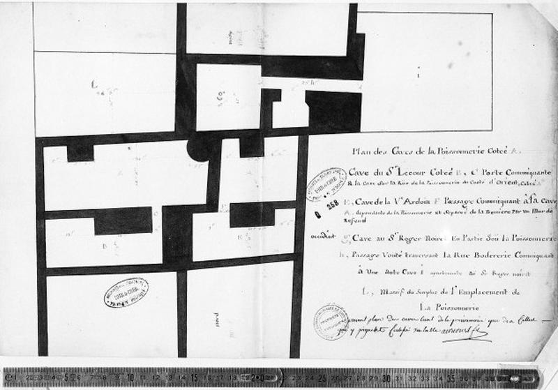 Plan des caves.