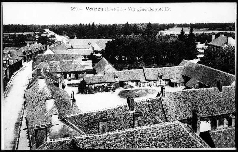Vue générale du bourg, côté Est.