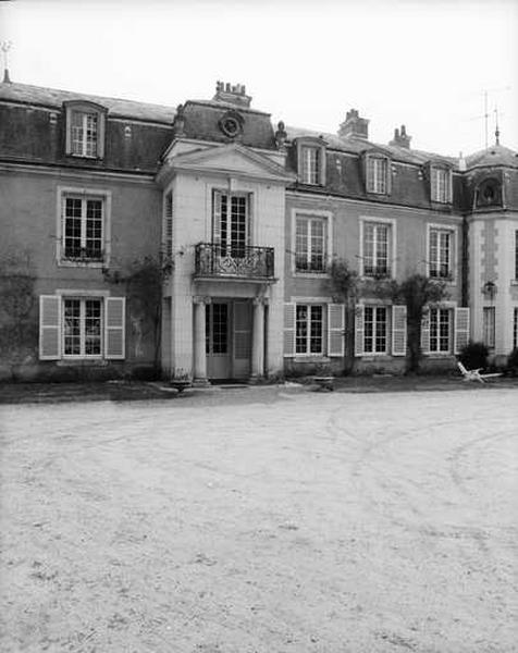 Façade nord du corps de logis, détail.