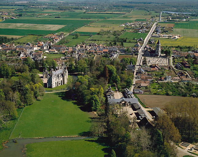 Château : vue aérienne