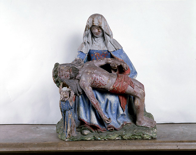 Groupe sculpté : Vierge de Pitié
