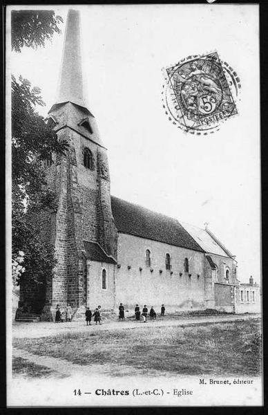 Vue de volume prise du sud-ouest.