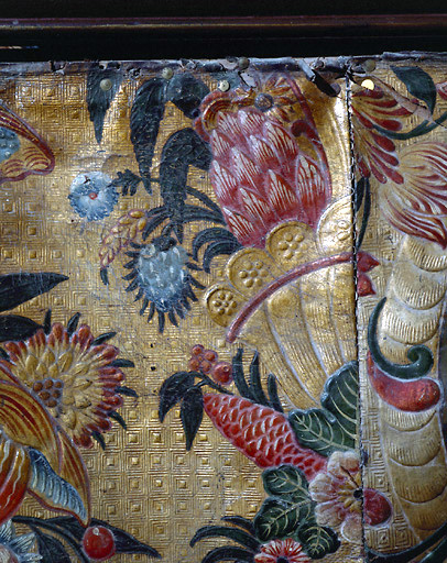 Devant d'autel, détail : décor végétal.