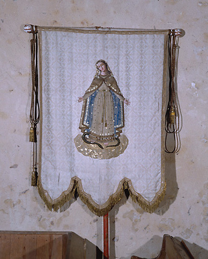 Revers : la Vierge.