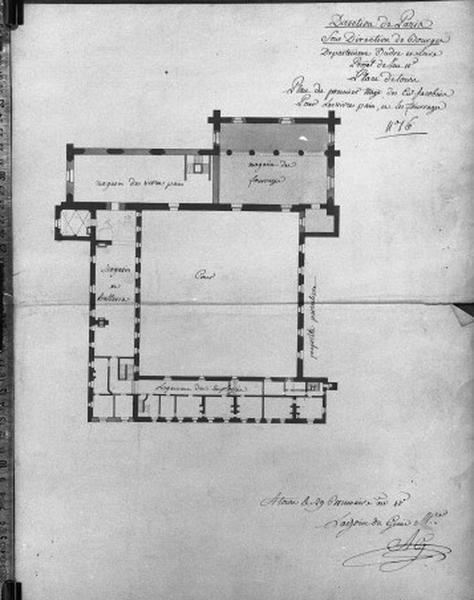 Plan du rez-de-chaussée.