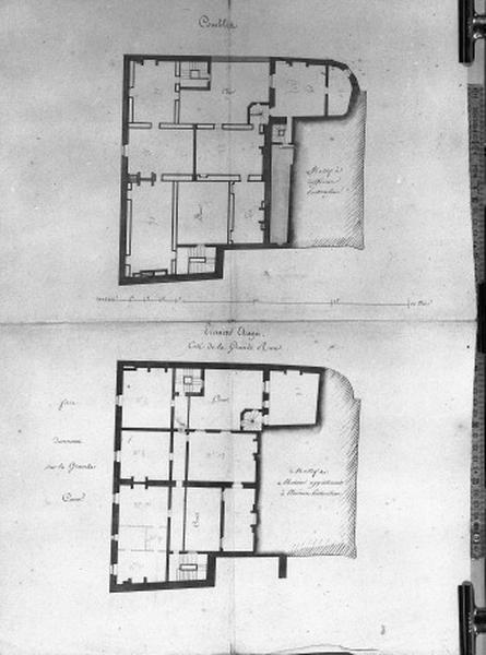 Changement à faire à la caserne du vieux château : premier étage et combles, 1795.