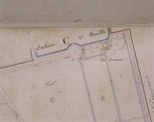 Ancien cadastre, section D : la Sucrerie.