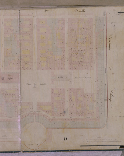 Cadastre : 1/4 de feuille.