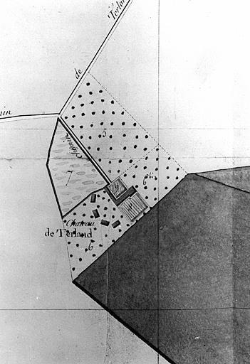 Extrait du plan de la commune de Cuzay Sainte Radegonde, An XI.