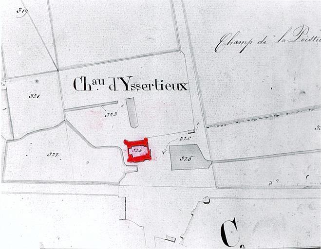 Plan cadastral, 1831.