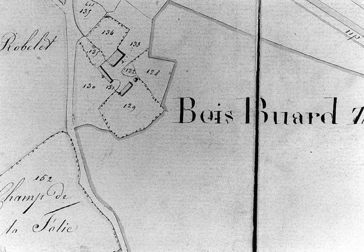 Plan cadastral, 1830.