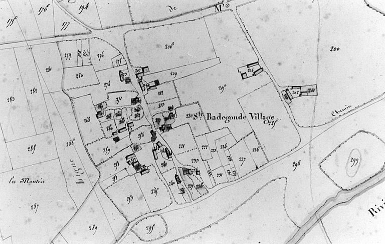 Plan cadastral, 1826.