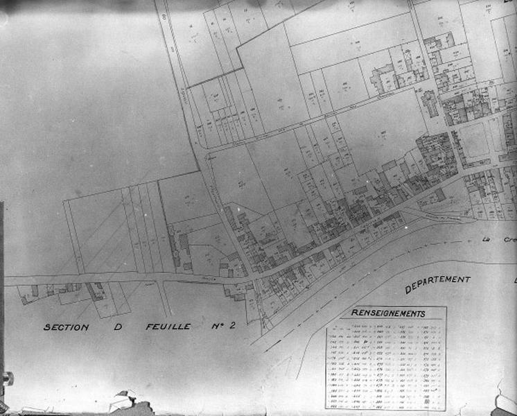 Cadastre de 1913 revisé en 1949, section A1 (minute).