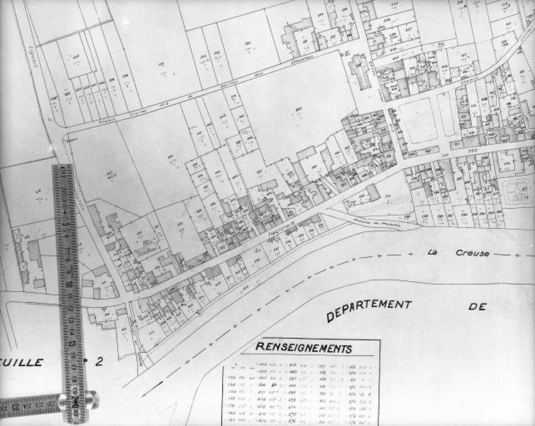 Cadastre de 1913 revisé en 1949, section A1 (minute).