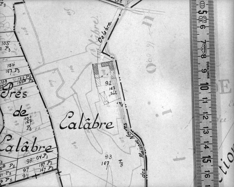 Cadastre de 1813 révisé en 1939, section D1 (minute).