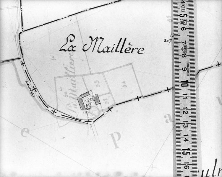 Cadastre de 1813 révisé en 1939, section D1 (minute).