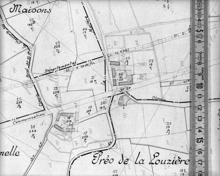 Cadastre de 1813 révisé en 1939, section D1 (minute).
