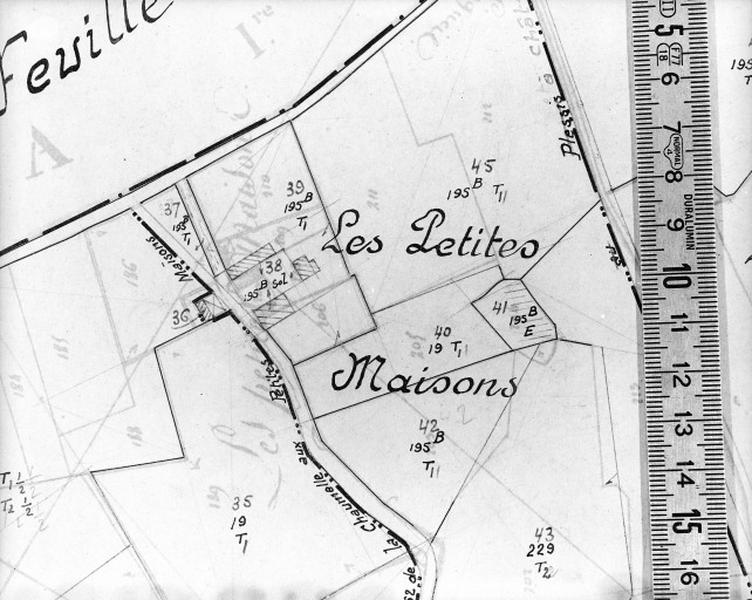 Cadastre de 1813 révisé en 1939, section D1 (minute).