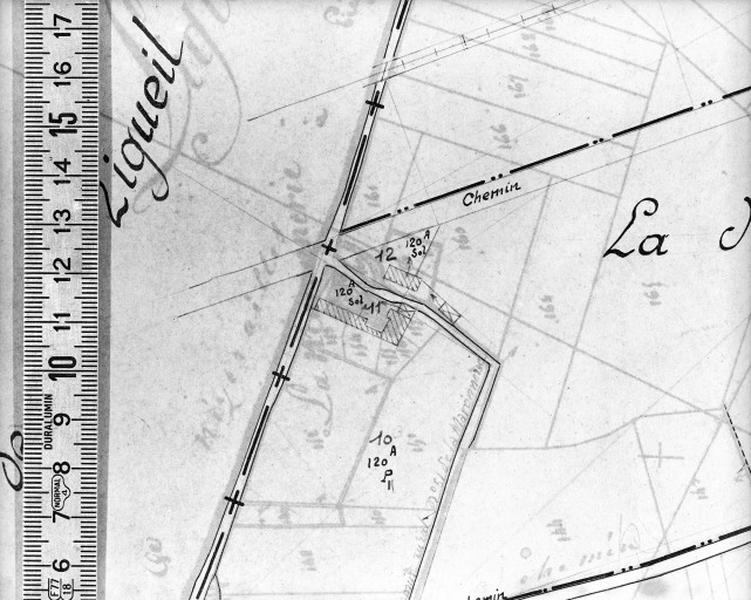 Cadastre de 1813 révisé en 1939, section D1 (minute).