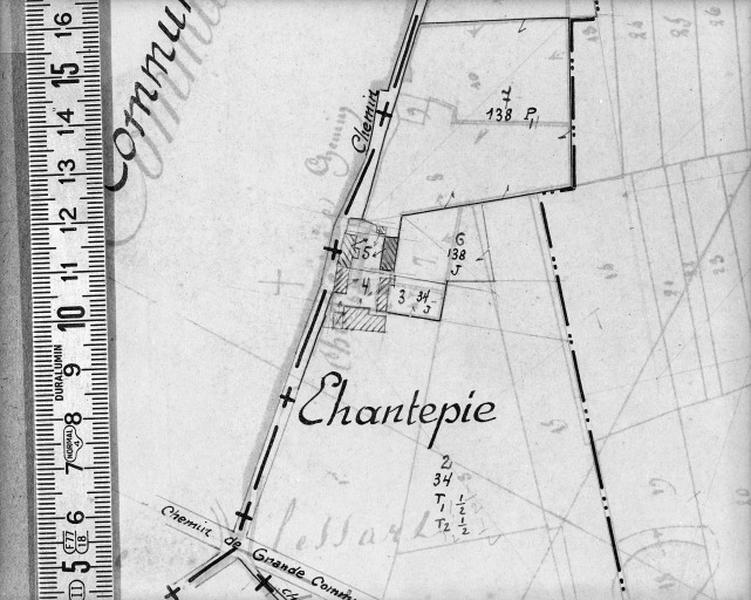 Cadastre de 1813 révisé en 1939, section D1 (minute).