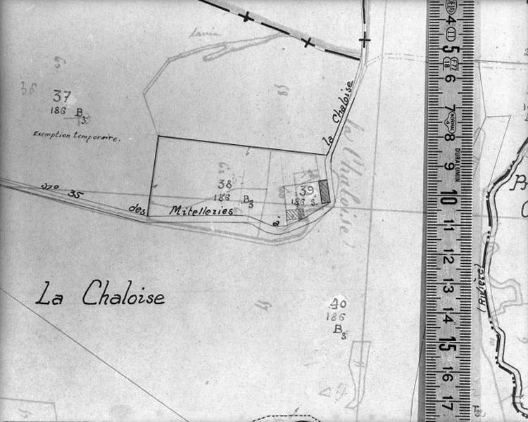 Cadastre de 1813 révisé en 1939, section C1 (minute).