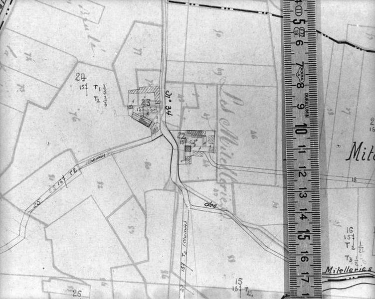 Cadastre de 1813 révisé en 1939, section C1 (minute).