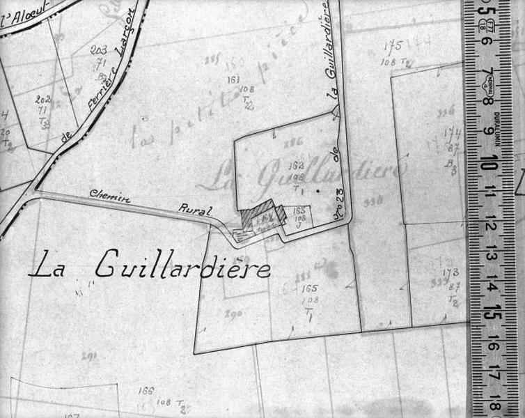 Cadastre de 1813 révisé en 1939, section B1 (minute).