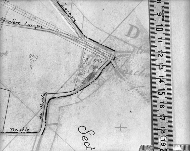 Cadastre de 1813 révisé en 1939, section D4 (minute).