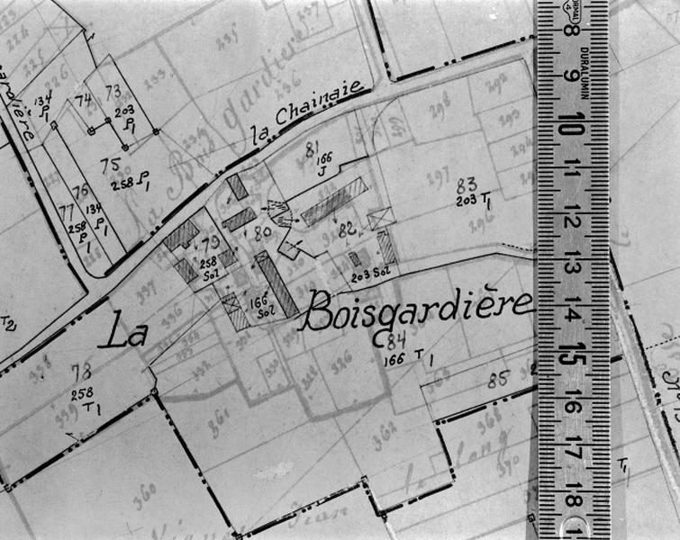 Cadastre de 1813 révisé en 1939, section A1 (minute).