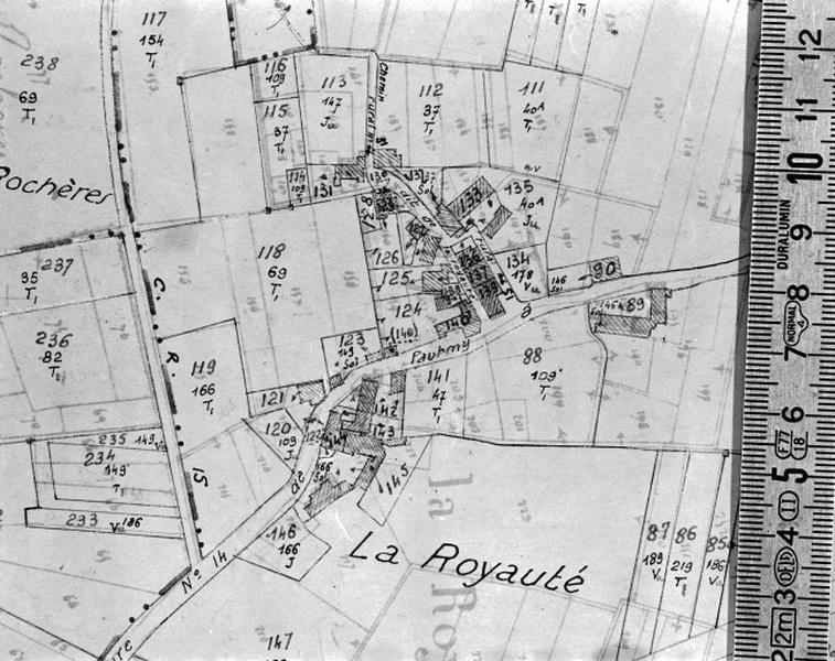 Cadastre de 1812 révisé en 1939, section A1 (minute).