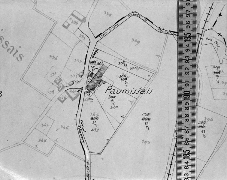 Cadastre de 1812 révisé en 1939, section A2 (minute).