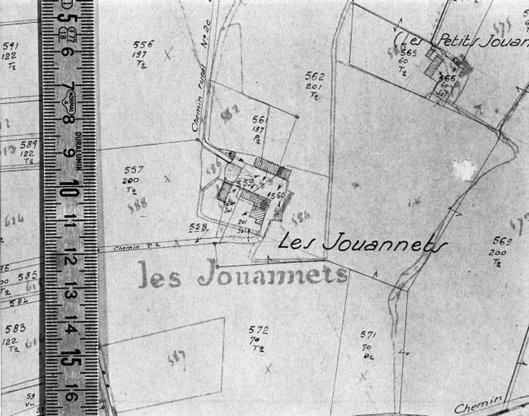 Cadastre de 1812 révisé en 1939, section A4 (minute).