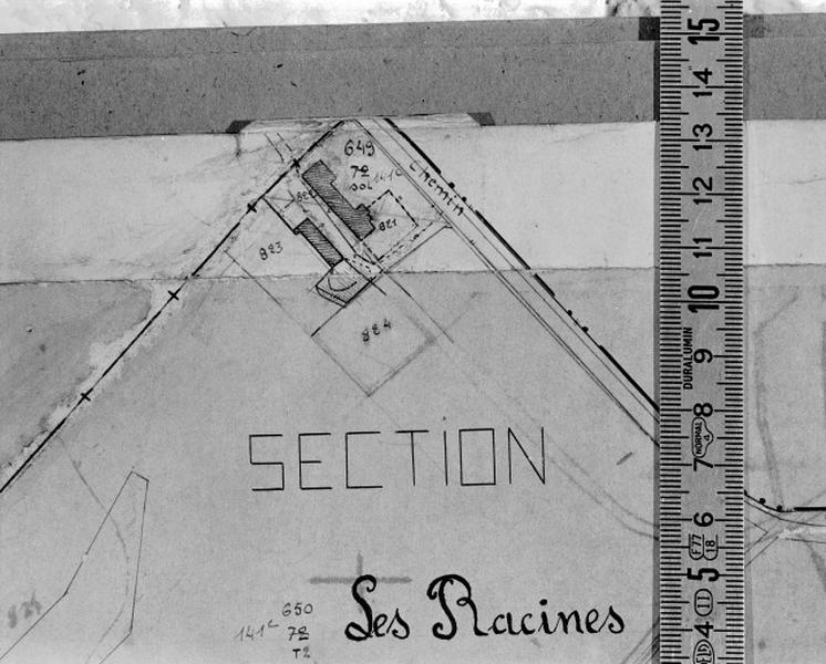 Cadastre de 1812 révisé en 1939, section A5 (minute).