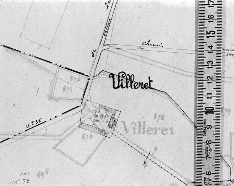 Cadastre de 1812 révisé en 1939, section A5 (minute).