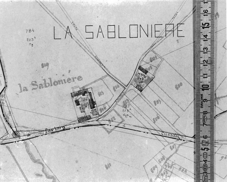 Cadastre de 1812 révisé en 1939, section A6 (minute).