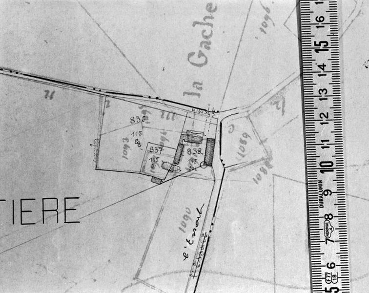 Cadastre de 1812 révisé en 1939, section A7 (minute).