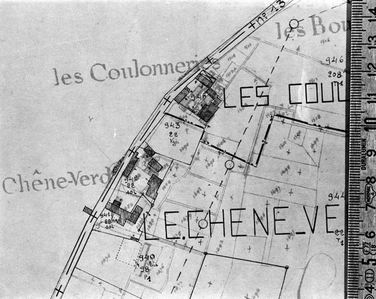 Cadastre de 1812 révisé en 1939, section A8 (minute).