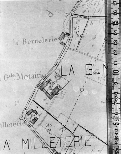 Cadastre de 1812 révisé en 1939, section A9 (minute).