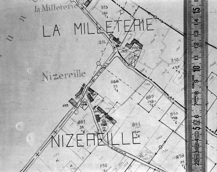 Cadastre de 1812 révisé en 1939, section A9 (minute).